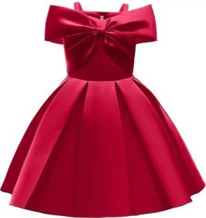 AUKUU Jerseykleid Das Kleid des kleinen Mädchens ist ein Sommerkleid mit Trägern, modisch und festlich.