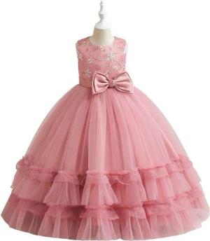 AUKUU Jerseykleid Kleid für kleine Mädchen, Rock, Klavier-Performance-Kleid, modisches Kleid