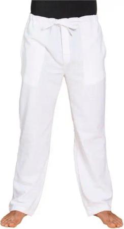 PANASIAM Wellnesshose Klassische Baumwoll-Bundhose T02 Wohlfühlhose ohne Reissverschluss Stoffhose mit Tunnelzug Unisex Sommerhose