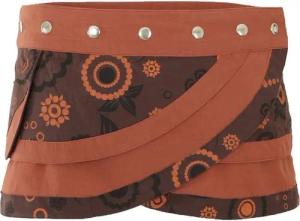 PUREWONDER Wickelrock Damen Rock mit Druckknöpfen sk29 kurz