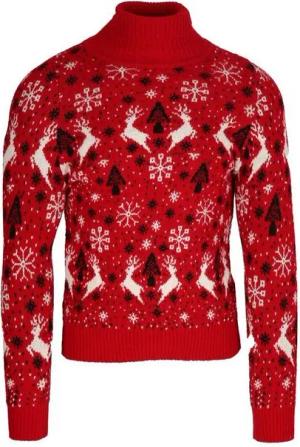 Megaman Jeans Rollkragenpullover Herren Strickpullover Rollkragen Pullover Sweater Pulli Weihnachten