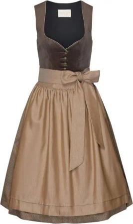 KRÜGER COLLECTION Dirndl Samt-Dirndl
