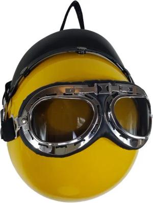 Einkaufszauber Handtasche Designer Handtasche Motorradhelm Gelb, Sieht aus wie ein Motorradhelm