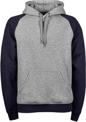 Tee Jays Kapuzenpullover Herren Two-Tone Hooded Sweatshirt / Doppelt genäht