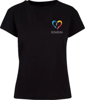 Merchcode T-Shirt Merchcode Ladies Merchcode Football - Romania T-shirt (1-tlg)