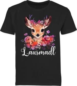 Shirtracer T-Shirt Lausmadl Lausmadel Lausdrindl Lausmädchen (1-tlg) Mode für Oktoberfest Kinder Outfit