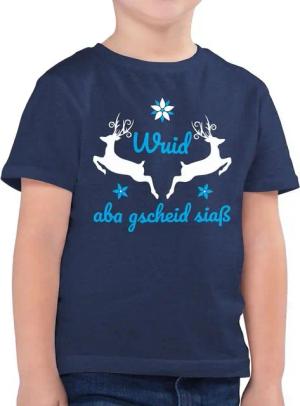Shirtracer T-Shirt Wuid aba gscheid siaß (1-tlg) Mode für Oktoberfest Kinder Outfit