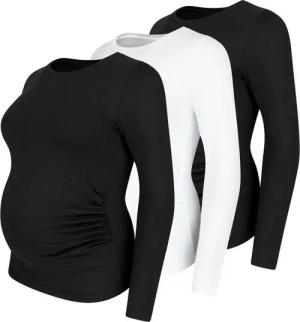 M.M.C. Umstandsshirt Langarm Basic Umstandsmode (3-tlg)