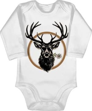 Shirtracer Shirtbody Cooler Hirsch Hirschgeweih Jäger Mode für Oktoberfest Baby Outfit