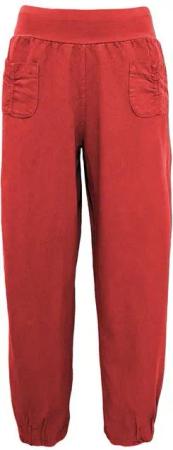 Aurela Damenmode Leinenhose Sommerliche Leinen Pumphose luftig leichte Schlupfhose (1-tlg) elastischer Bund, in Unifarbe