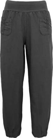 Aurela Damenmode Leinenhose Sommerliche Leinen Pumphose luftig leichte Schlupfhose (1-tlg) elastischer Bund, in Unifarbe