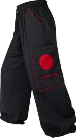 KUNST UND MAGIE Cargohose Kunst und Magie Unisex Goa Pluderhose Pumphose Freizeithose Cargohose