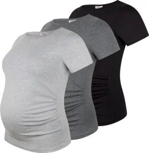 M.M.C. Umstandsshirt Basic Umstandsmode Kurzarm (3-tlg)