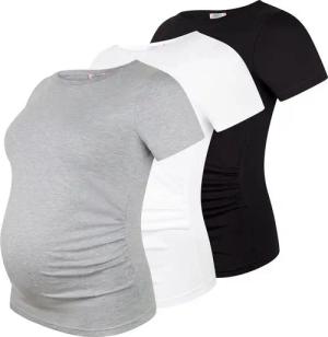 M.M.C. Umstandsshirt Basic Umstandsmode Kurzarm (3-tlg)