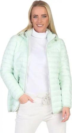Aurela Damenmode Sommerjacke Steppjacke leichte Damen Übergangsjacke modisches Hahnentrittmuster auch in großen Größe erhältlich