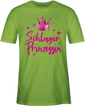 Shirtracer T-Shirt Schlager Prinzessin - Konzert Volksmusik Schlagerparty Schlager Party Outfit