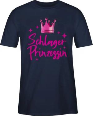 Shirtracer T-Shirt Schlager Prinzessin - Konzert Volksmusik Schlagerparty Schlager Party Outfit