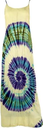 Guru-Shop Midikleid Batik Maxikleid, Strandkleid, Sommerkleid,.. alternative Bekleidung