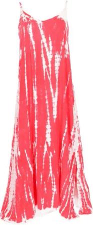 Guru-Shop Midikleid Batik Sommerkleid, Maxikleid, Strandkleid,.. alternative Bekleidung