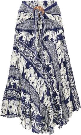 Guru-Shop Minirock Boho Sommerrock, Maxirock Hippie chic,.. alternative Bekleidung
