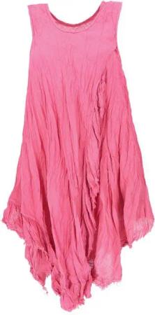 Guru-Shop Midikleid Boho Sommerkleid, luftiges Krinkelkleid,.. alternative Bekleidung