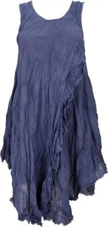 Guru-Shop Midikleid Boho Sommerkleid, luftiges Krinkelkleid,.. alternative Bekleidung