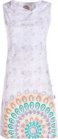 Vishes Sommerkleid Damen Sommerkleid Armlos Mandala-Kleid Tunika-Kleid T-Shirtkleid Boho, Goa, Hippie Style
