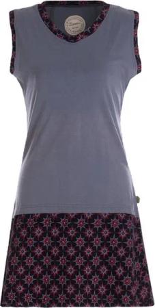 Vishes Sommerkleid Damen Sommerkleid Armlos Sternchen-Kleid Tunika-Kleid T-Shirtkleid Boho, Goa, Guru Style