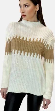 Elara Strickpullover Elara Damen Strickpullover Casual (1-tlg)