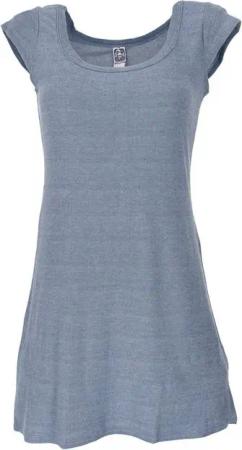 Guru-Shop Midikleid Minikleid mit Ärmelchen, bequemes Minikleid -.. alternative Bekleidung