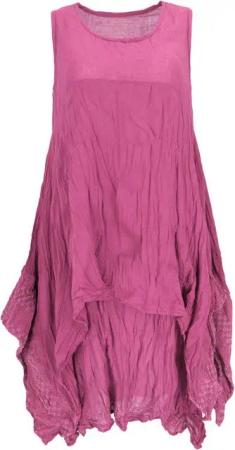 Guru-Shop Midikleid Boho Krinkelkleid, Lagenkleid, Midikleid,.. alternative Bekleidung