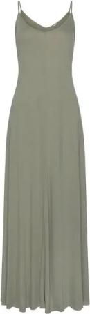 Buffalo Maxikleid aus Jersey in weiter Form, leichtes Sommerkleid, Strandkleid, Basic