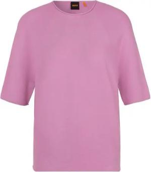 BOSS ORANGE 3/4 Arm-Pullover C_Flamber Premium Damenmode mit Rundhalsausschnitt