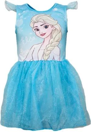Disney Tüllkleid Disney Die Eiskönigin Elsa Kinder Sommerkleid Kleid Gr. 104 bis 134