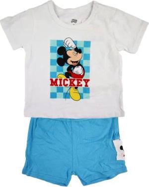 Disney Print-Shirt Mickey Maus Baby kurzarm T-Shirt und Shorts 100% Baumwolle
