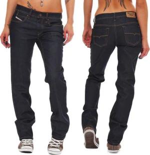 Diesel Gerade Jeans Diesel Damen Jeans Faithlegg 008AA 5-Pocket-Style