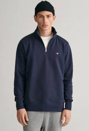 Gant Sweatshirt REG SHIELD HALF ZIP SWEAT mit Logostickerei auf der Brust