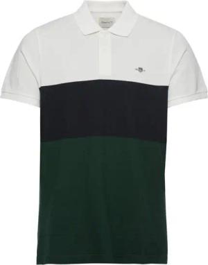 Gant Poloshirt BLOCK STRIPE KA RUGGER dreiteiliger Farbmix für modernen Look