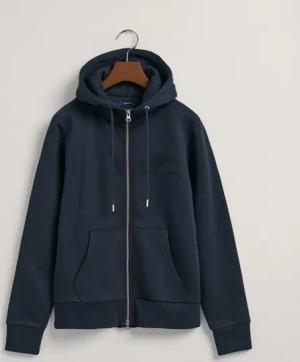 Gant Hoodie REG TONAL SHIELD ZIP HOODIE