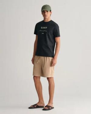 Gant Shorts DRAWSTRING LOGO SHORTS mit elastischem Bund und Kordelzug