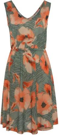 LASCANA Jerseykleid mit Blumendruck, Sommerkleid, Strandkleid