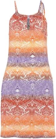 LASCANA Jerseykleid mit Alloverdruck, kurzes Strandkleid im Batik-Stil, Sommerkleid
