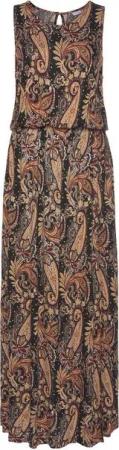 LASCANA Maxikleid mit Paisleyprint und Schlitz, Sommerkleid mit Taschen, Strandkleid