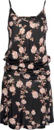 LASCANA Strandkleid mit floralem Alloverdruck, kurzes Sommerkleid, Minikleid