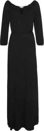 LASCANA Maxikleid mit Cut-outs am Ausschnitt, schulterfreies Sommerkleid, Strandkleid