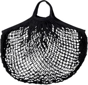 Rivanto Einkaufsbeutel, Einkaufsnetz schwarz aus Polyester