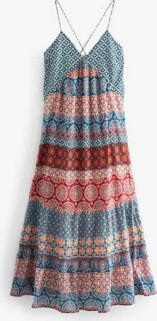 Next Sommerkleid Gestuftes Maxi-Sommerkleid (1-tlg)