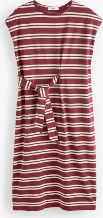 Next Sommerkleid Kurzarm-Sommerkleid mit seitlichem Bindedetail (1-tlg)