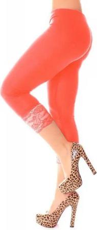 Muse Caprihose Capri Leggings mit Spitze 1078