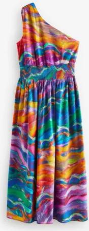 Next Sommerkleid Schulterfreies Sommerkleid (1-tlg)